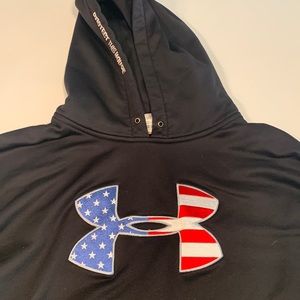 Under armour American flag hoodie